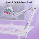 MAONO RGB USB Gaming Microphone with Noise Cancellation