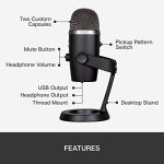 Blue Yeti Nano USB Microphone for Podcasting & Gaming
