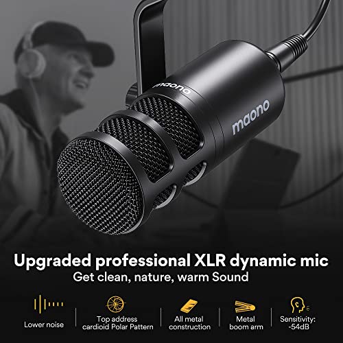 MAONO 10-Channel Podcast Equipment Bundle with Microphone