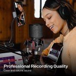 Professional XLR Condenser Microphone Kit for Podcasts