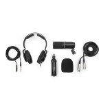 Zoom PodTrak P4 Podcast Bundle with Microphones & Accessories