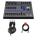 Zoom LiveTrak L-8 Mixer Bundle with Headphones