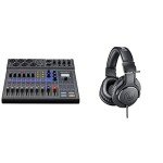 Zoom LiveTrak L-8 Podcast Recorder & ATH-M20X Headphones