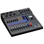 Zoom LiveTrak L-8 Podcast Recorder & ATH-M20X Headphones