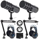Complete Podcasting Bundle with Microphones and Headphones