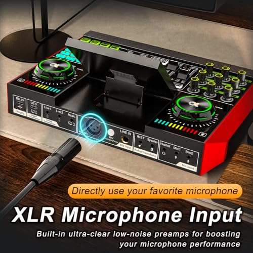 Podcast Equipment Bundle: USB Audio Interface & Microphone