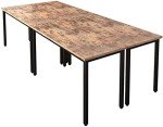 9ft Rustic Conference Table for Podcasts & Meetings