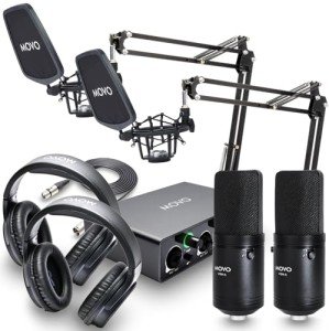 Movo VSM-5 Microphone Kit with Audio Interface