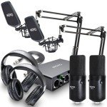 Movo VSM-5 Microphone Kit with Audio Interface