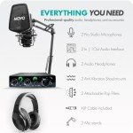 Movo VSM-5 Microphone Kit with Audio Interface