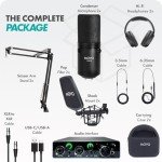 Movo VSM-5 Microphone Kit with Audio Interface