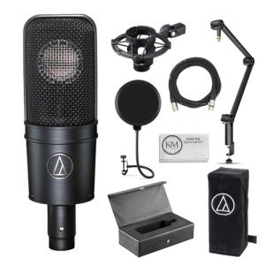 Audio-Technica AT4040 Microphone with Arm and Accessories