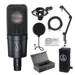 Audio-Technica AT4040 Microphone with Arm and Accessories