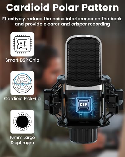 All-in-One Podcast Equipment Audio Interface Bundle