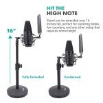 Movo Dual-Person Podcast Kit with Microphones & Stands