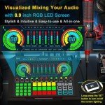 Podcasting Equipment Bundle with XLR Microphone & Mixer