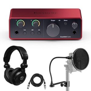 Scarlett Solo 4th Gen Audio Interface Bundle