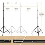 ShowMaven Softbox Lighting Kit with Backdrop