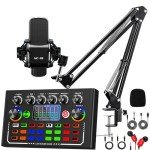 All-in-One Podcast Equipment Bundle with Mixer & Mic