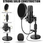 48V Condenser Microphone Bundle for Podcasting