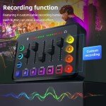 LILUOSUO Podcast Equipment Bundle: Mixer & Microphone