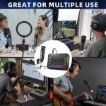 LILUOSUO Podcast Equipment Bundle: Mixer & Microphone