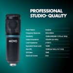 Movo PodPak Podcast Equipment Kit with XLR Mic