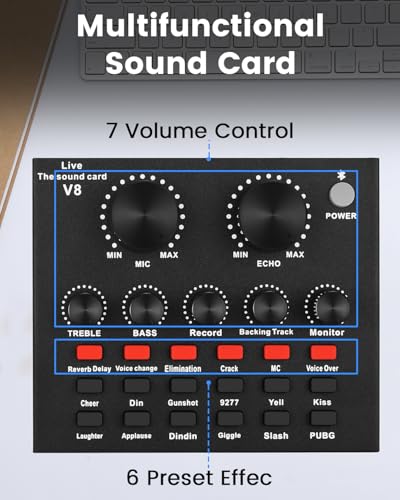All-in-One Podcast Equipment Audio Interface Bundle