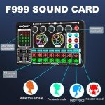 F999 Podcast Equipment Set with BM800 Microphone