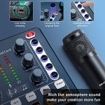 Xisono Podcast Equipment Bundle with Mixer and Microphone