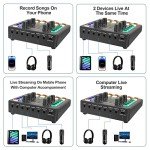 Xisono Podcast Equipment Bundle with Mixer and Microphone