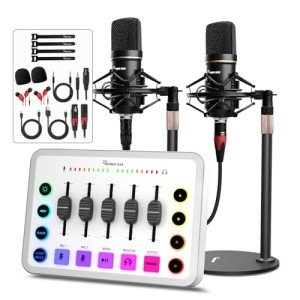 Hayner-Seek USB Microphone Set for Podcasting
