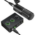FIFINE Podcast Equipment Bundle with Dynamic Microphone