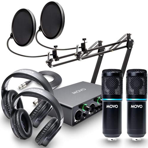 Movo PodKit2AH Dual Condenser Mic Bundle