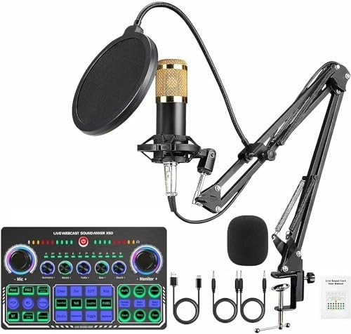 X50 Podcast Starter Kit with Microphone and Mixer