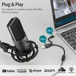 FIFINE USB Streaming Microphone Kit for Podcasting