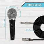 Pyle 3-Piece Dynamic Microphone Kit with Accessories