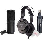 Zoom PodTrak P8 Podcast Recorder and Mic Bundle