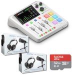 Rode RODECaster Duo Audio Studio with 2 Microphones