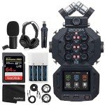 Zoom H8 Portable 8-Input Recorder Bundle for Podcasting