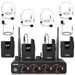 TONOR UHF Wireless Microphone System for Events