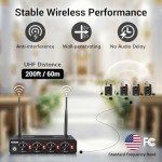 TONOR UHF Wireless Microphone System for Events