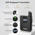 TONOR UHF Wireless Microphone System for Events