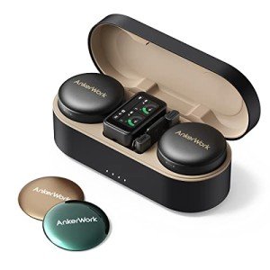 AnkerWork M650 Wireless Lavalier Microphone with Noise Cancellation