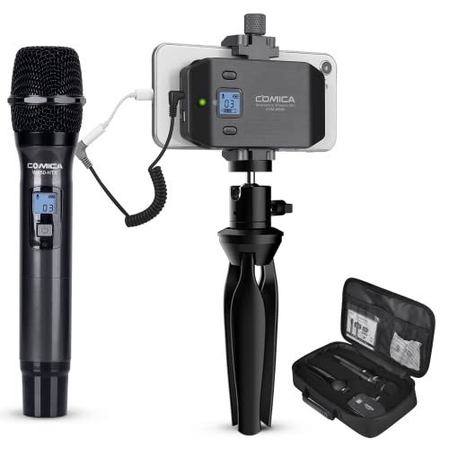 Comica CVM-WS50(H) Wireless Microphone System for Podcasts