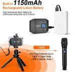 Comica CVM-WS50(H) Wireless Microphone System for Podcasts