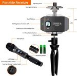 Comica CVM-WS50(H) Wireless Microphone System for Podcasts