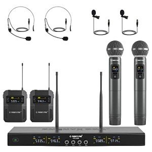 Phenyx Pro 4-Channel Wireless Microphone System