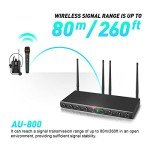 D Debra Audio AU800 Pro Wireless Microphone System