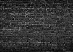 AIIKES 7x5ft Black Brick Wall Backdrop